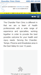 Mobile Screenshot of chandlerpainclinic.com